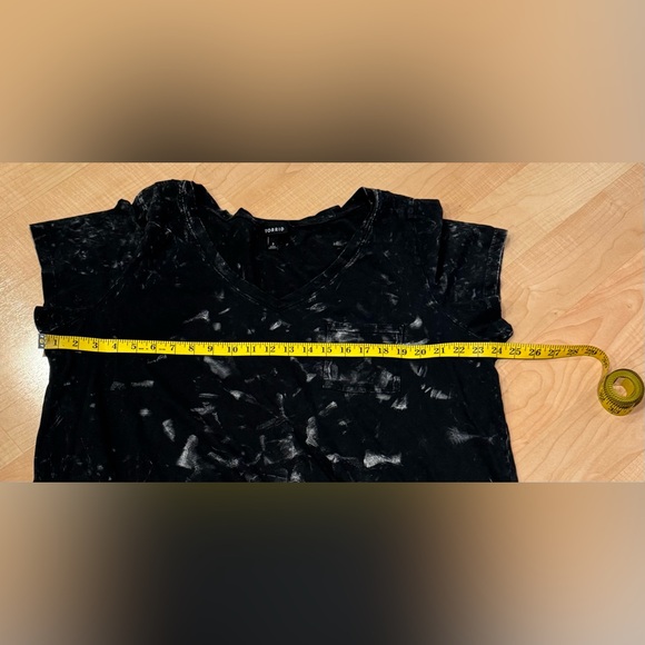 NWOT mineral-washed t-shirt, black, Torrid, 3x - Picture 5 of 5